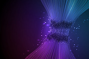 Data connection speed line, a Technology Illustration by majcot (Thumbnail 6 of 6)