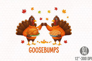 Goosebumps Thanksgiving Silly Goose, a Graphic by Designking