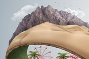 Creative infinity road concept, a Transportation Illustration by Nomad (Thumbnail 2 of 4)