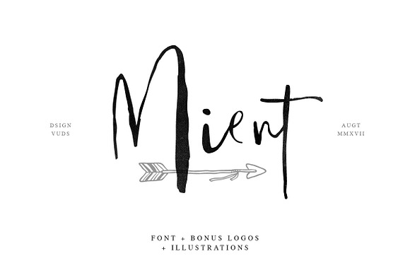 Mient Font + Bonus Illustration preview 8