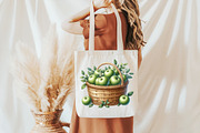 Mint Fresh Green Autumn Clipart, an Illustration by Pixels.Craft (Thumbnail 6 of 7)