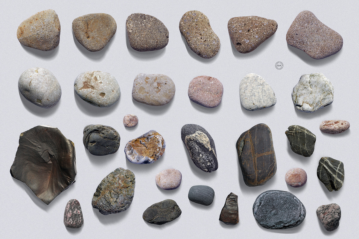 30 Realistic Stone Scene Creator, a Presentation Template by Artcoast Std. (Photo 8 of 10)