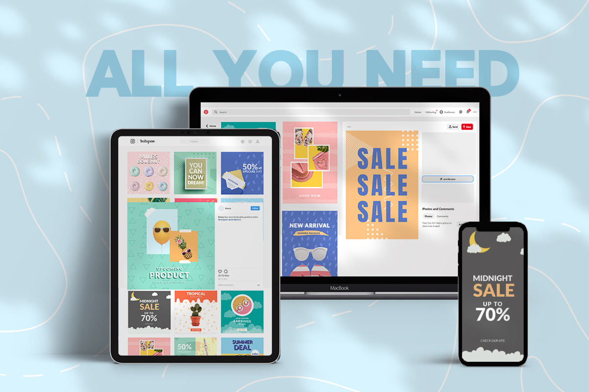 ANIMATED Colorful Social Media Pack, a Social Media Template by Eviory (Photo 4 of 15)