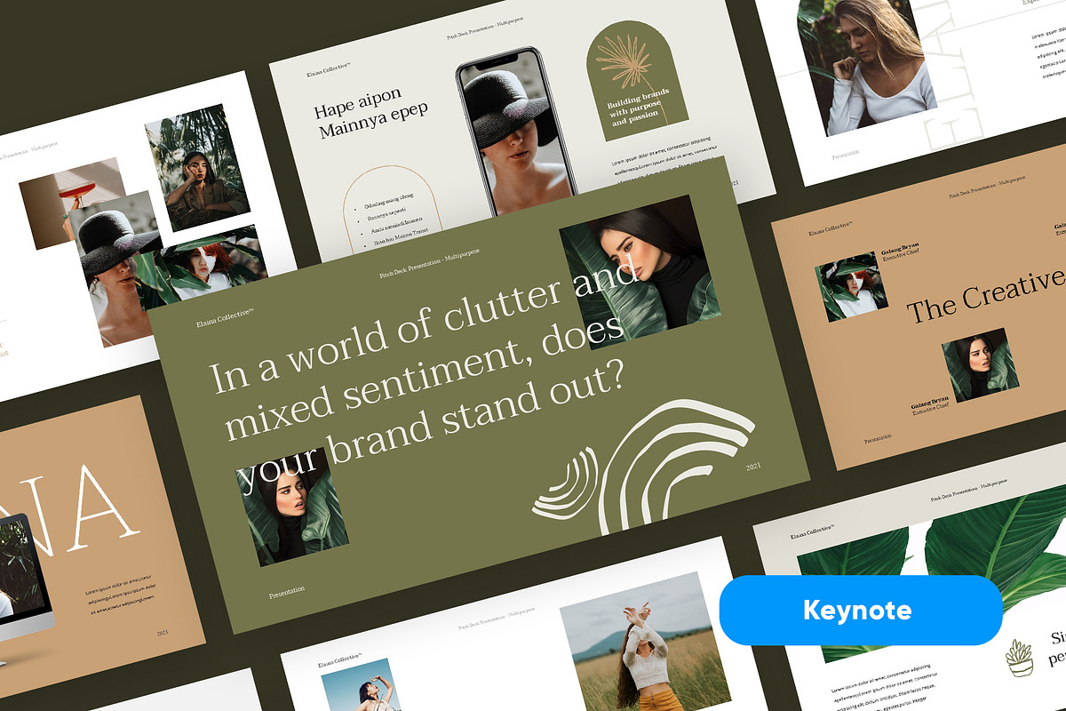 Elaina - Keynote Template, a Presentation Template by rgbryand (Photo 1 of 9)