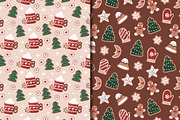 Sweet Christmas Cookies Pattern Set, a Pattern Graphic by CreativeChristiana (Thumbnail 10 of 12)