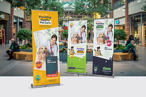 Pet Clinic Roll-Up Banner
