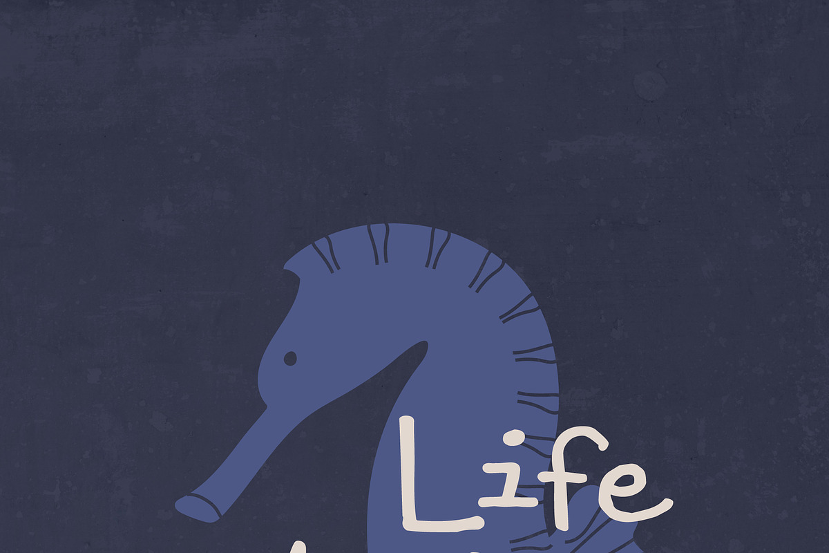 Modern Ocean Vector Clipart Set, an Animal Illustration by Panna Limon Store (Photo 5 of 8)