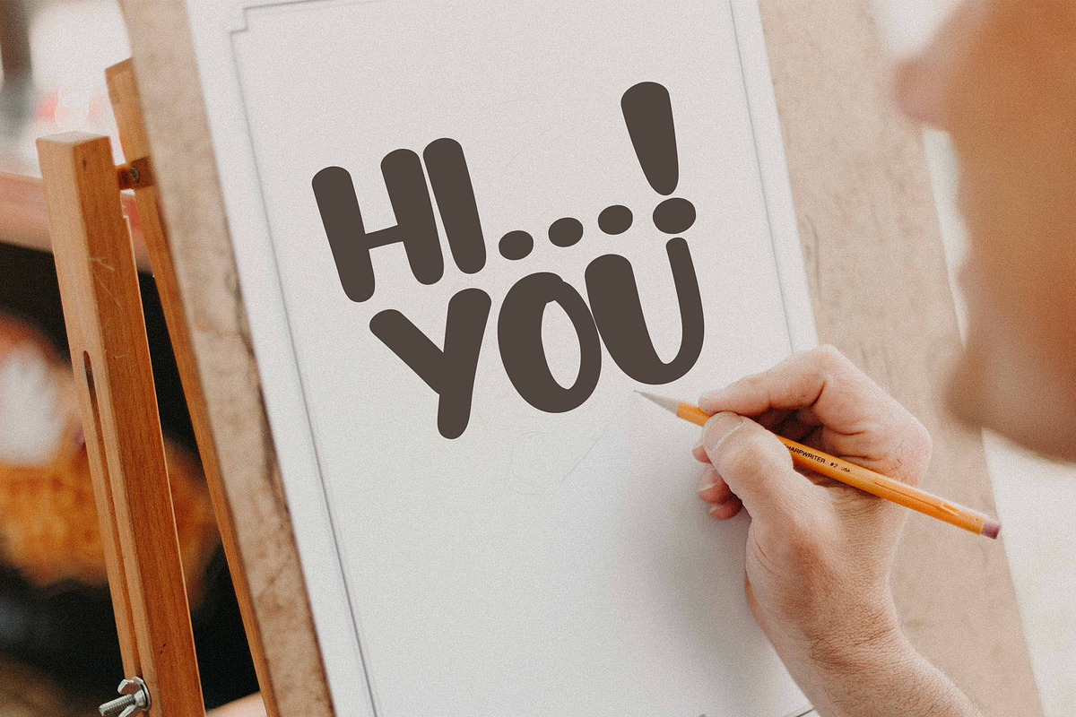 Thick - Handwriting Font