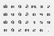 Genie - Op art font, a Font by SelfBuild Type (Thumbnail 16 of 19)