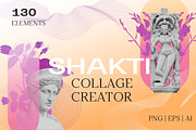 SHAKTI Divine energy collage creator, an Object Graphic by Lena Nikolaeva (Thumbnail 1 of 13)