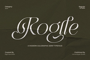 LT Rogile - Modern Serif Typeface