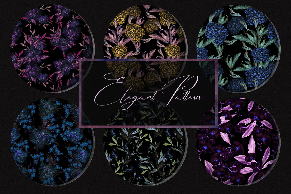 ELEGANT FLOWERS PATTERNS, a Pattern Graphic by Knopazyzy (Photo 12 of 18)