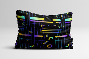 Retro Futuristic Seamless Patterns