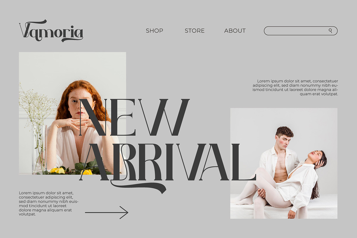 Vamoria- Serif Typeface Font, a Serif Font by Rishsketch (Photo 3 of 15)