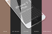 iPhone 7 Plus Design Mockup, an iPhone Mockup by illustrated (Thumbnail 1 of 8)