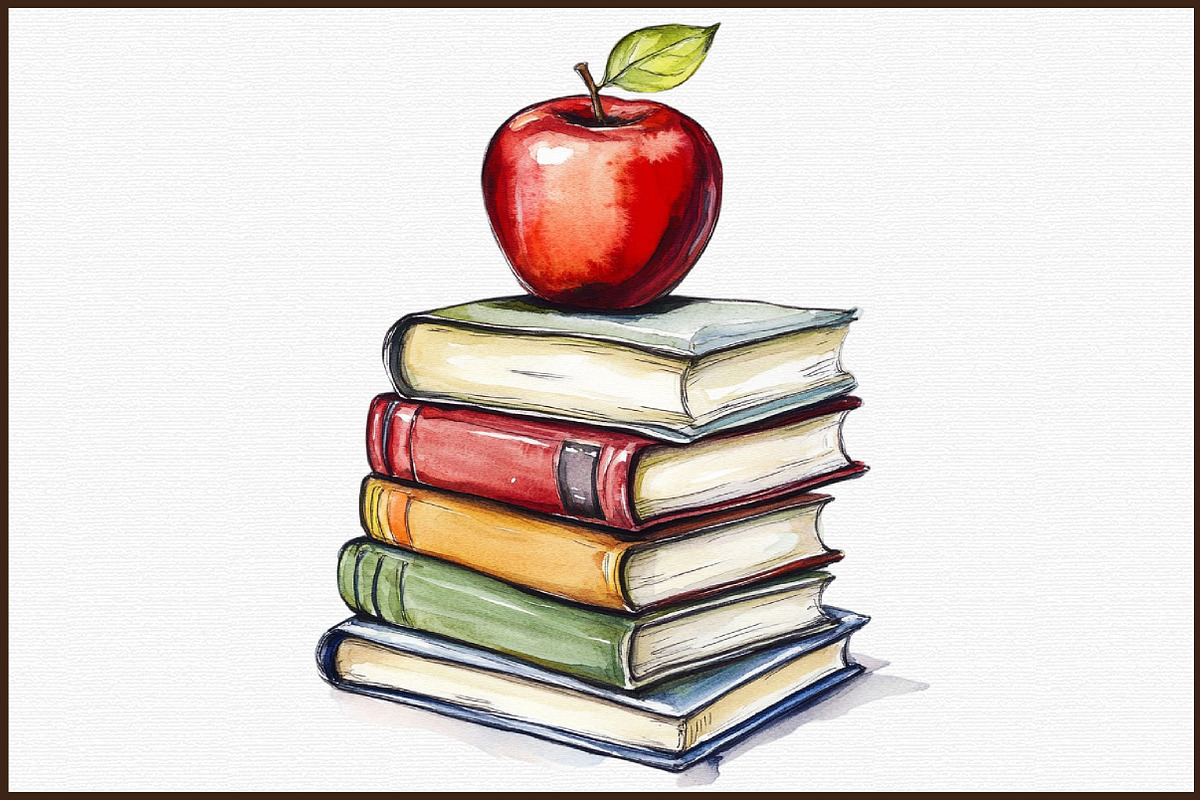 Watercolor School Clipart, an Illustration by Sublimation Artist (Photo 3 of 6)