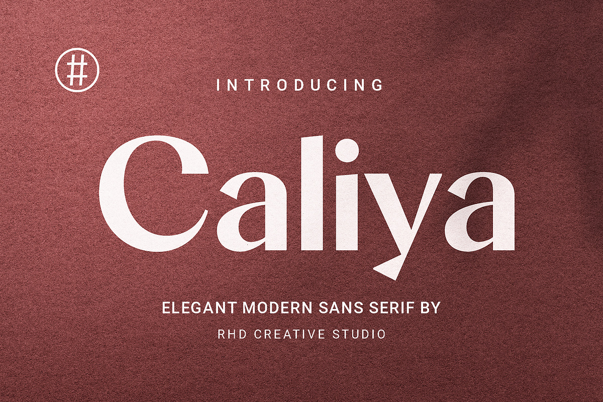 Caliya Elegant Modern Sans serif Fon, a Sans Serif Font by RHD Creative Studio (Photo 1 of 11)