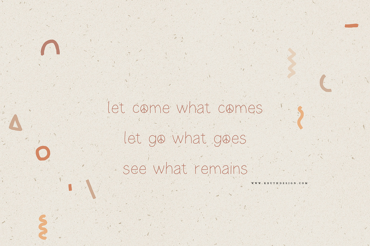 The Good Vibe Font / smile peace, a Script Font by KruthDesign (Photo 7 of 9)