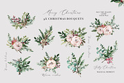 Christmas Watercolor Winter Clipart, a Decorative Illustration by WalaPalette (Thumbnail 3 of 11)