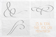 Vector Flourishes, a Decorative Illustration by Little Pixel Shop (Thumbnail 5 of 5)
