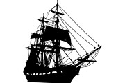 Premium Ship Boat Silhouette Vector, an Animal Illustration by Designer_Momina (Thumbnail 20 of 21)