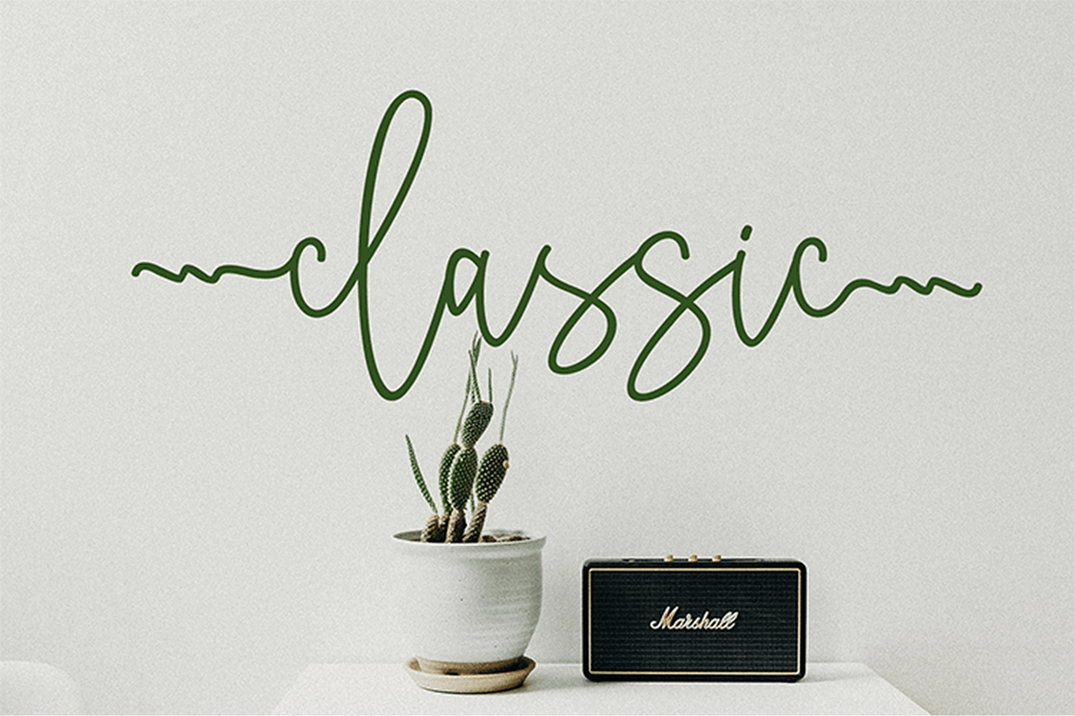 Mouctan Duo, a Script Font by Meutuwah (Photo 7 of 9)