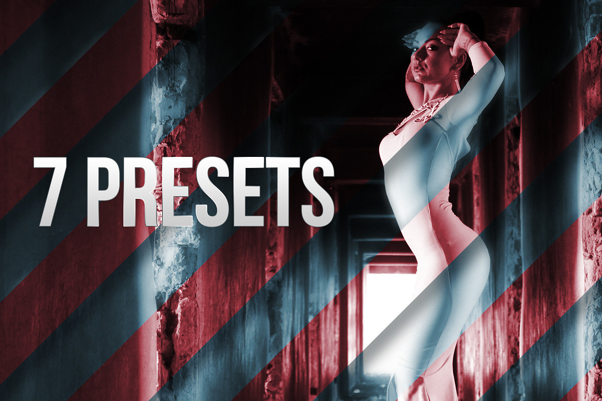 Diagonal Cut Actions for Photoshop, an Action Add-On by Creative Graphics
