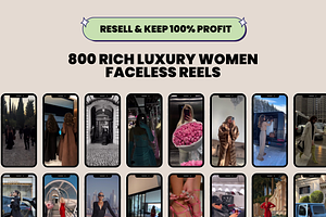 Luxury Women Videos Faceless Reels, a Social Media Template by Design By Hira