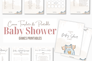 Baby Shower Games Printable Template, a Print Template by Kaleidokika (Thumbnail 1 of 5)