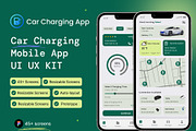 Car Charging App - EV Charging Apps, an UI Kit Template by Muhammad_Ahmad (Thumbnail 1 of 6)