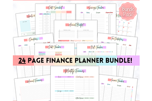 Budget Planner Printable BUNDLE!