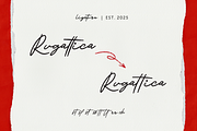 Rugattica – A Graceful Script, a Script Font by Creacy Studio (Thumbnail 3 of 11)