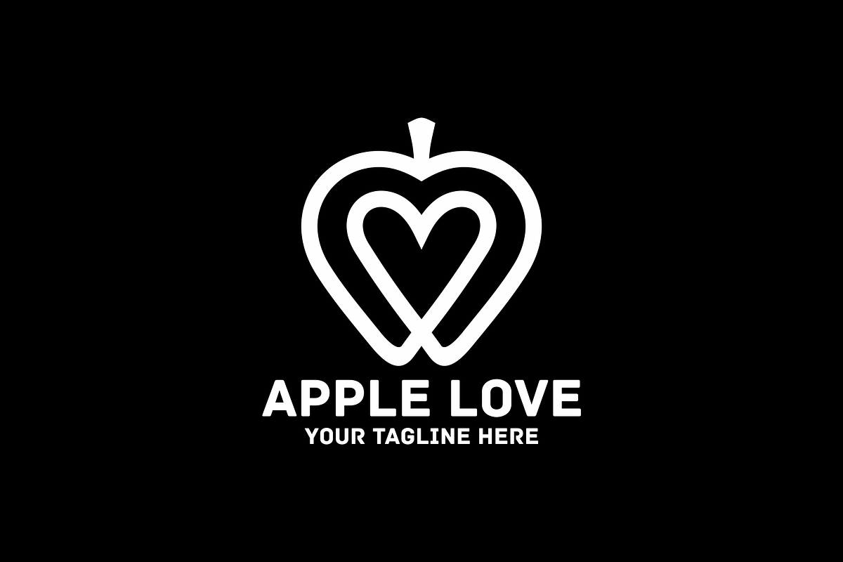 Apple Love Logo, a Branding & Logo Template by Logosava (Photo 3 of 3)
