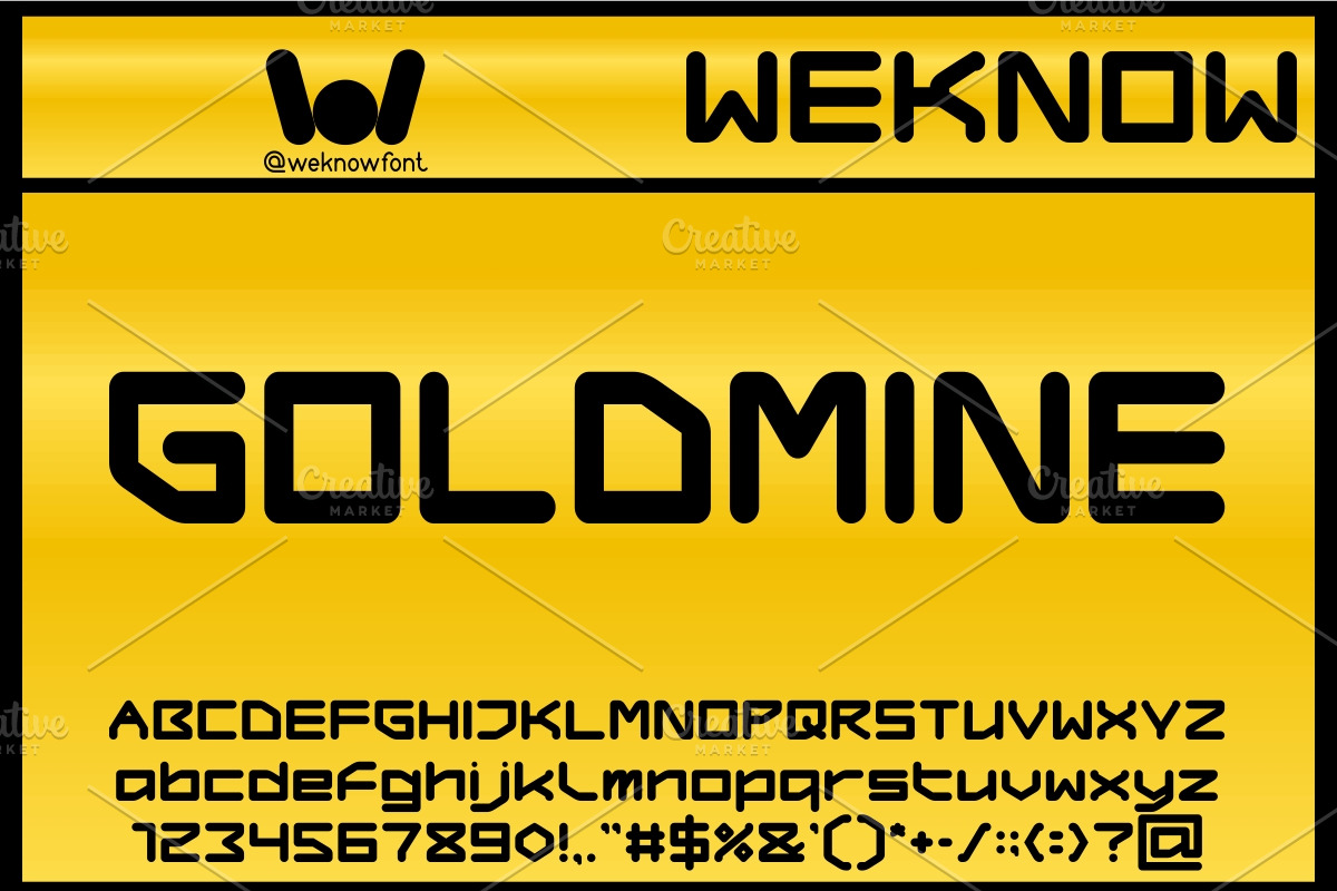 Gold Standard font, a Font by weknow (Photo 2 of 8)