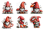 Spring Gnome Whimsical Clipart, an Illustration by Dream Creation (Thumbnail 6 of 8)