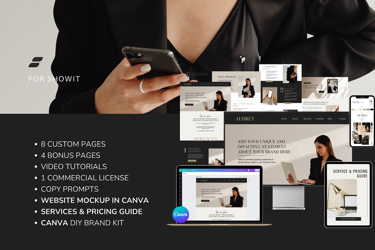 AUDREY | Luxury Showit Website, an App Template by Styled Web Shop (Photo 20 of 22)