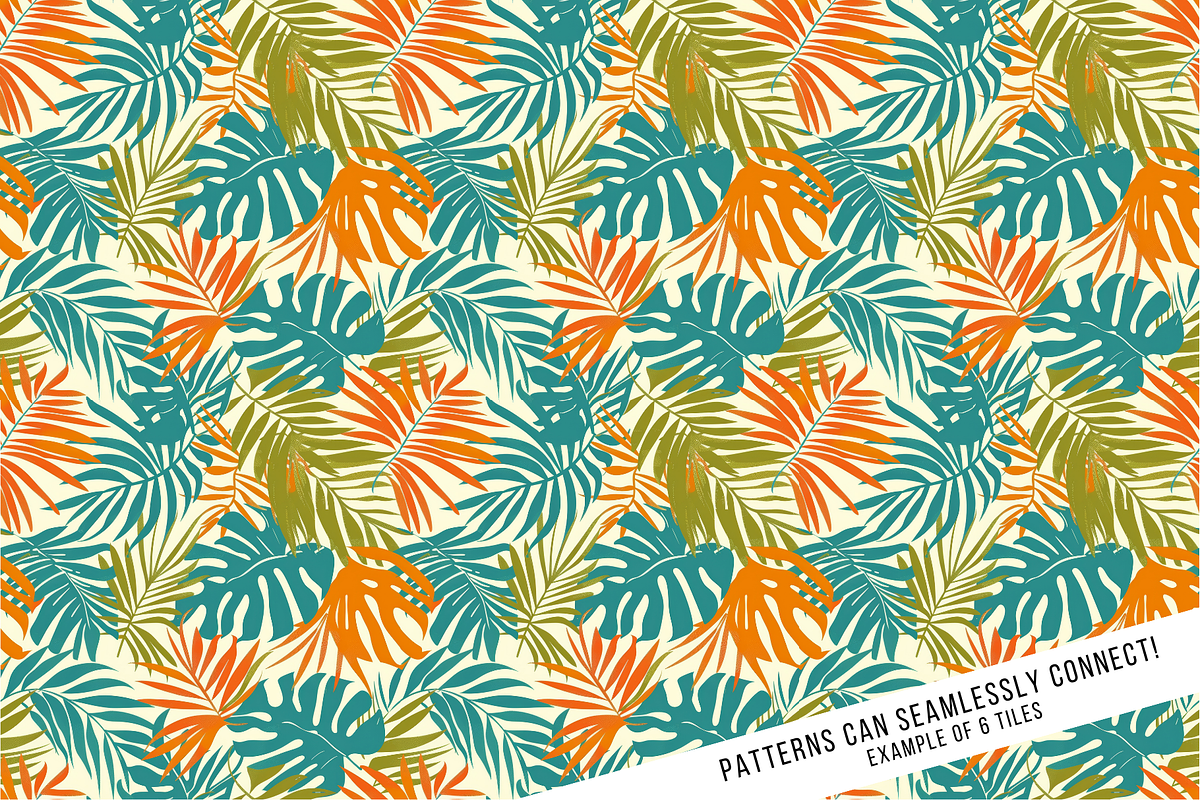 Retro Hawaiian Print Digital Paper, a Pattern Graphic by Chromolume Studio (Photo 9 of 28)