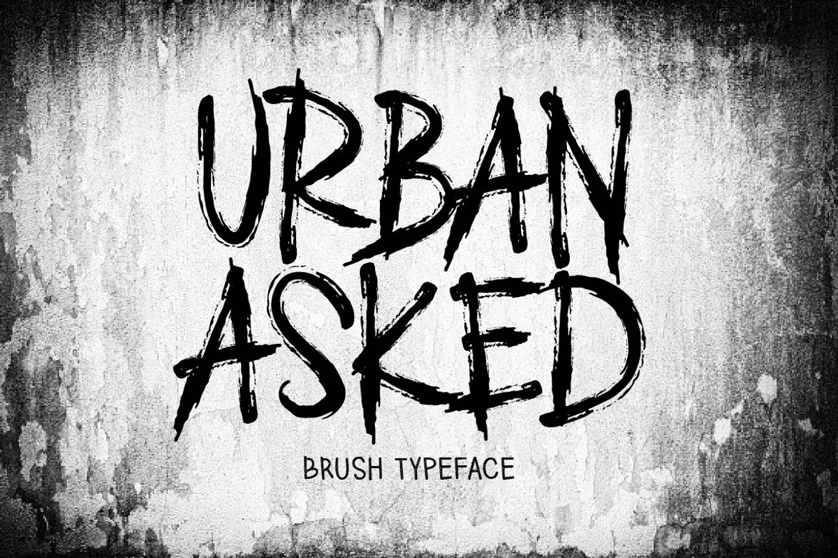 Brush Font Bundle 45 Fonts, a Blackletter Font by AMINMARIO (Photo 37 of 45)