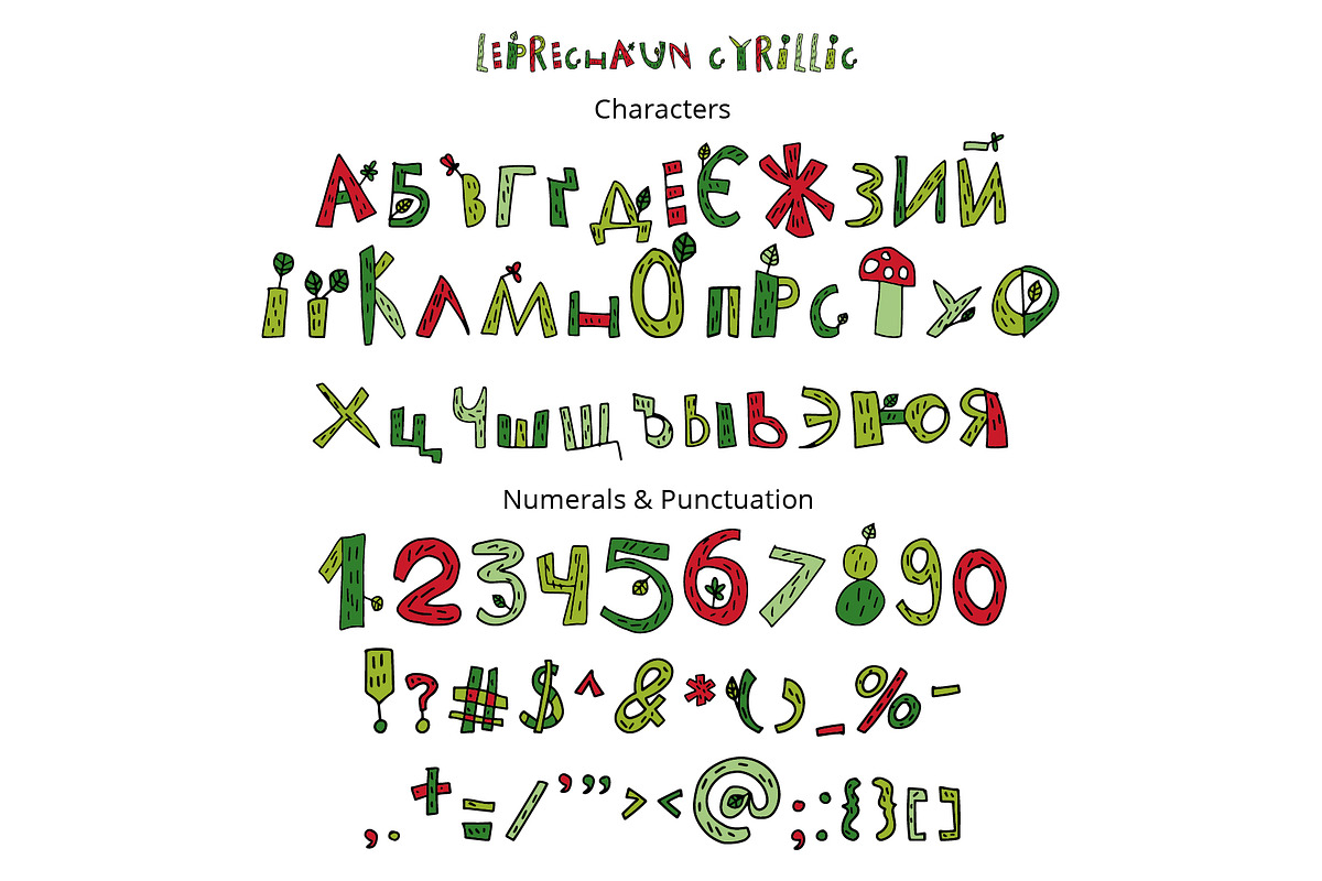 Leprechaun color font, a Font by Malena (Photo 3 of 7)