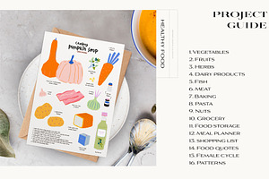 Food Aesthetic & Recipe Clipart