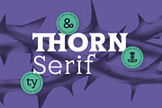 Thorn Serif, a Serif Font by Type Forward (Thumbnail 1 of 8)