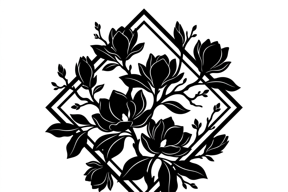 60 Romantic Diamond Wall Floral, a Decorative Illustration by Amazin_art (Photo 2 of 42)