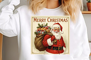 Retro Christmas Quotes Labels Bundle, an Illustration by SinaCreation (Thumbnail 6 of 7)