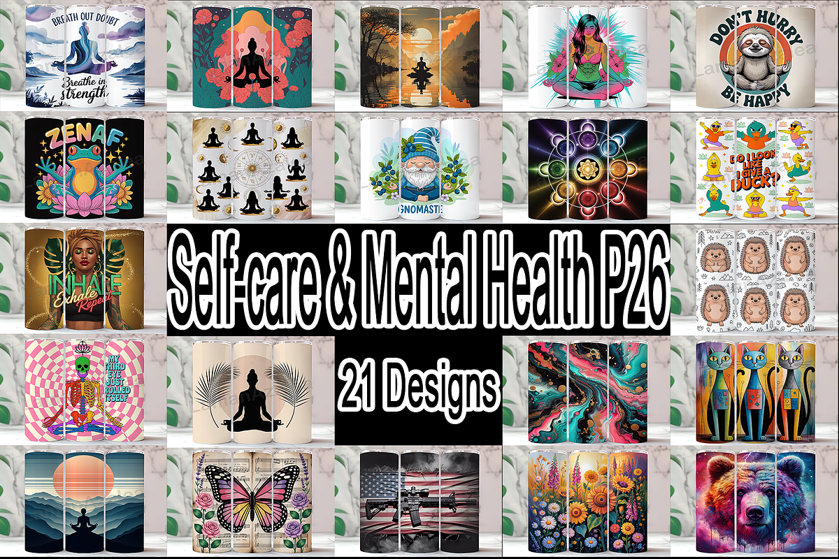 Self-care & Mental Health P26, an Object Graphic by LamanAzalea (Photo 1 of 22)