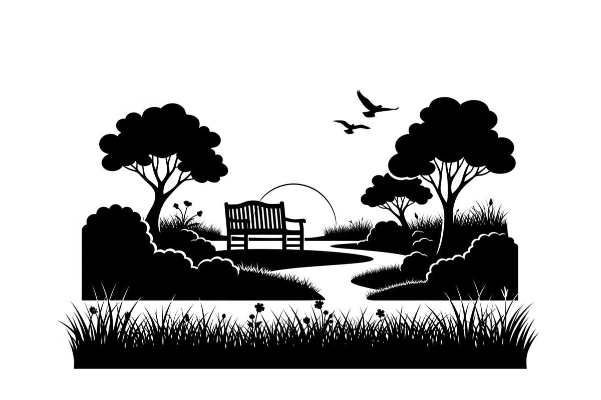 50 Garden Frame Silhouette Bundle, an Illustration by musafir_fashion (Photo 47 of 51)
