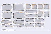 Cyberpunk UI Small Set, a Technology Illustration by Olga Ryzychenko (Thumbnail 5 of 5)