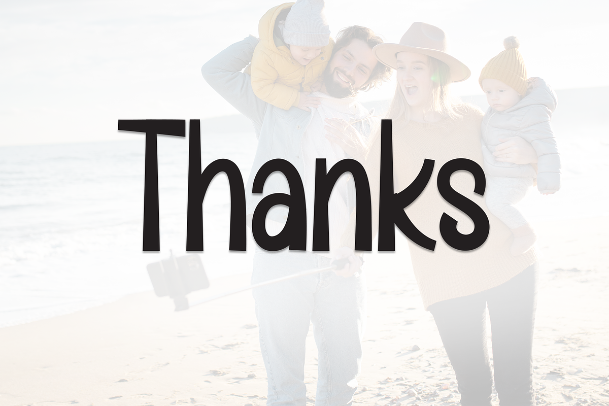 Family Vacation | Script Font, a Script Font by Scratchones (Photo 9 of 9)