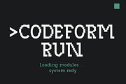 Codeform – Experimental Modular, a Slab Serif Font by Lettramina Studio (Thumbnail 3 of 11)