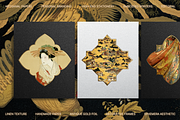 Celestial Gold Foil Papers & Frames, a Social Media Template by The Flossy Finch (Thumbnail 7 of 20)