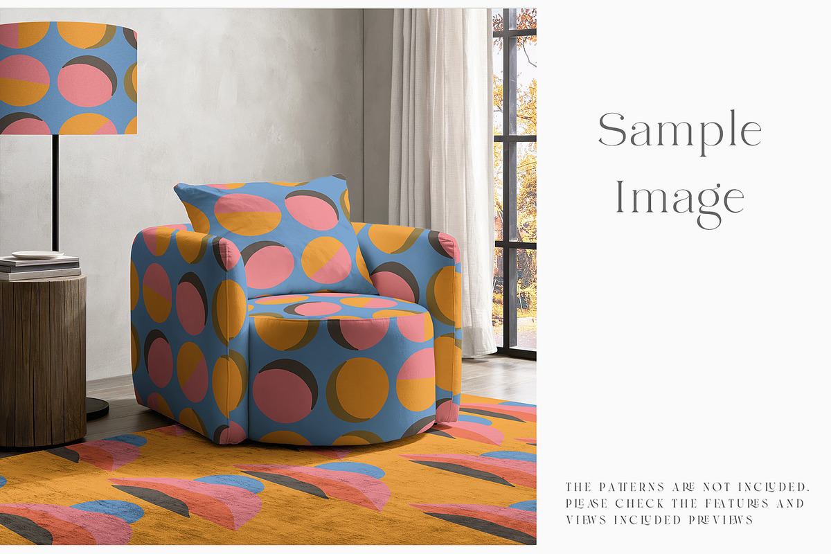 Armchair Upholstery Mockup, a Household Mockup by mock-ups (Photo 7 of 13)